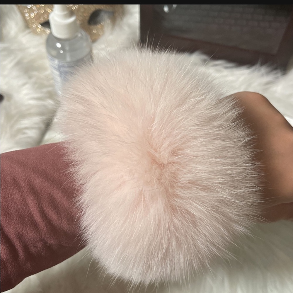 Real fox cuffs